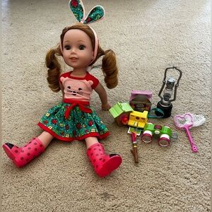 Wellie wisher OG Willa from the brand American girl doll!